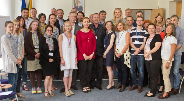 Medarbeidere fra en rekke europeiske forebyggingorganer deltok på seminaret i Vilnius (foto: Semias Ombudsmen's Office).