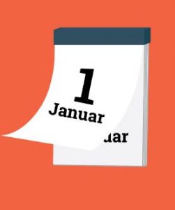 Kalender, tegnet illustrasjon 