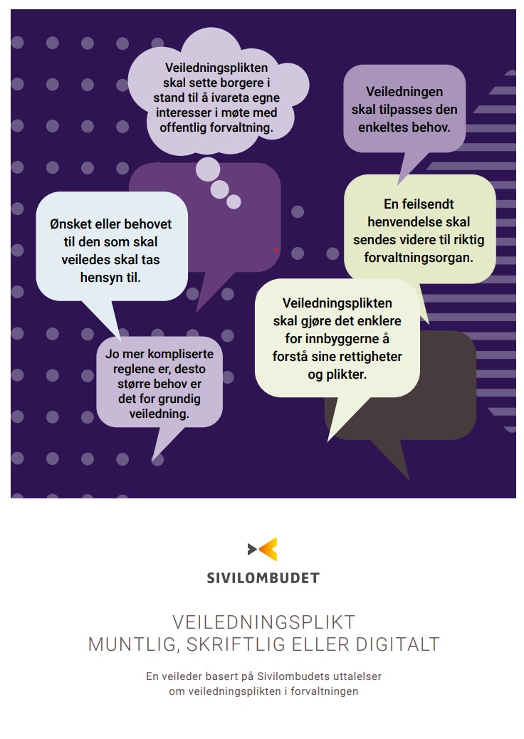 Forside av veiledningsplikt